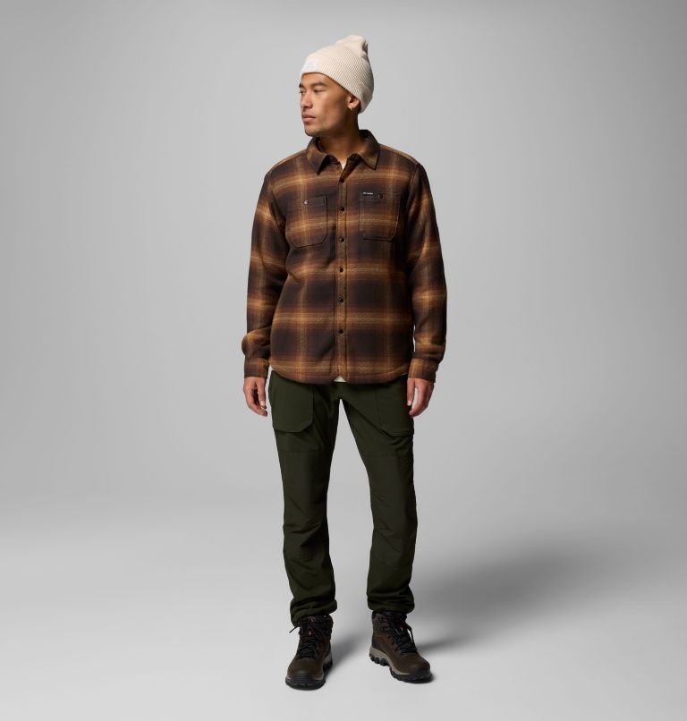 Men's Windward II Shirt Jacket, Color: Tobacco Blurred Ombre, image 8