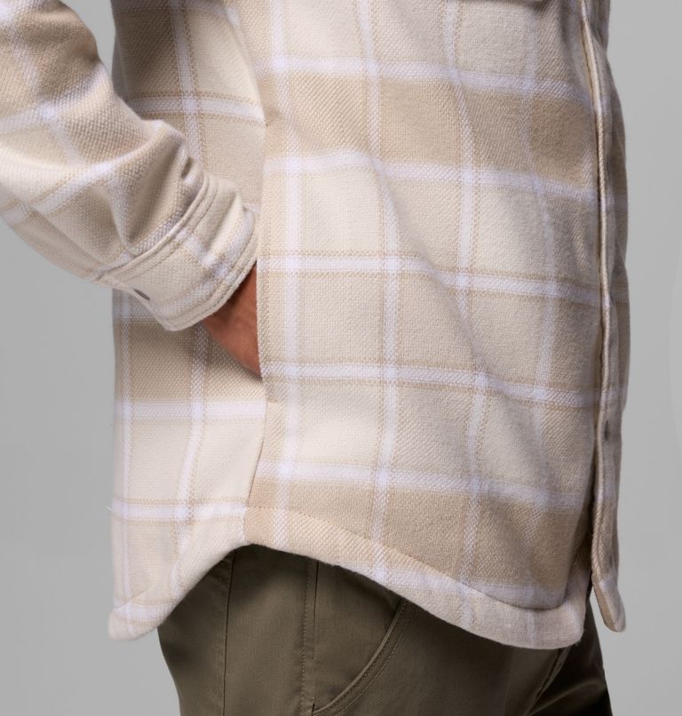 Men's Windward II Shirt Jacket, Color: Ancient Fossil Trapper Windowpane, image 8