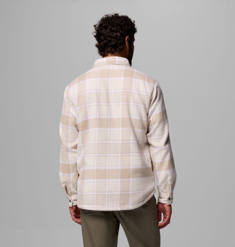 Men's Windward II Shirt Jacket, Color: Ancient Fossil Trapper Windowpane, image 3