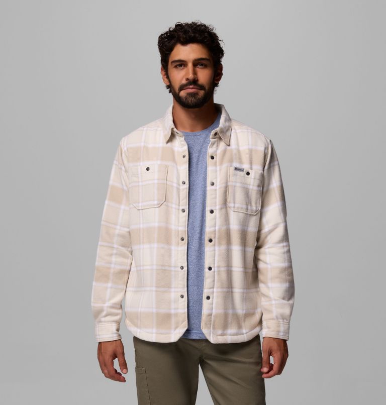 Men's Windward II Shirt Jacket, Color: Ancient Fossil Trapper Windowpane, image 1