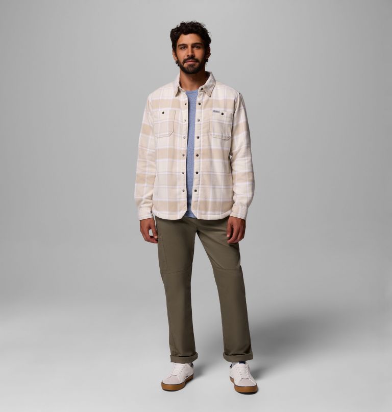 Men's Windward II Shirt Jacket, Color: Ancient Fossil Trapper Windowpane, image 2