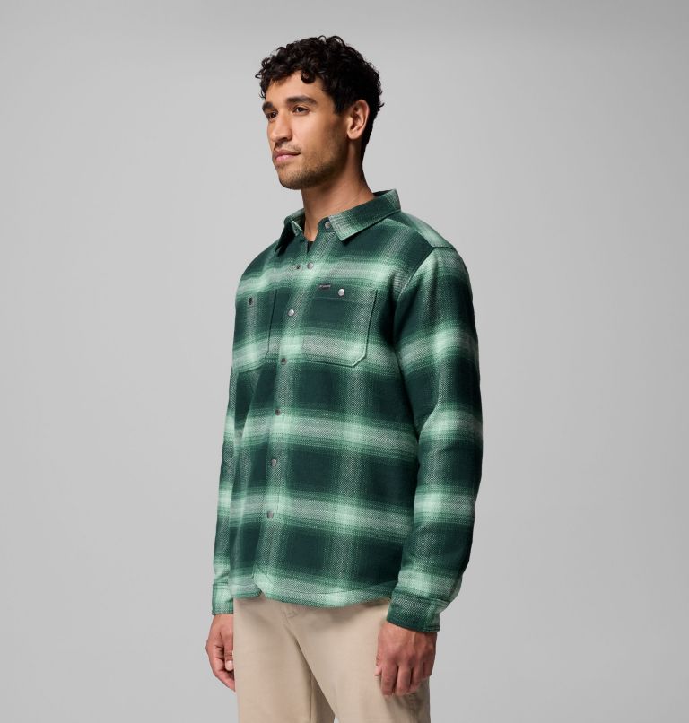 Men's Windward II Shirt Jacket, Color: Rain Forest Blurred Ombre, image 4