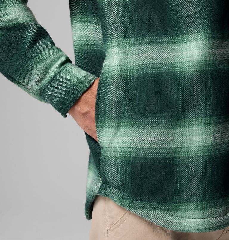 Men's Windward II Shirt Jacket, Color: Rain Forest Blurred Ombre, image 8