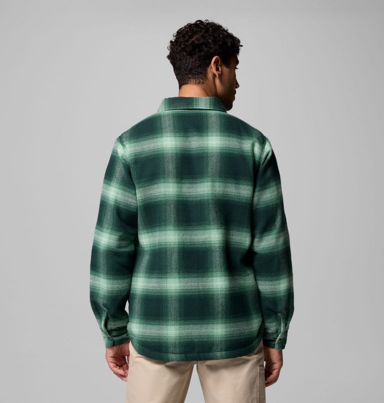 Men's Windward II Shirt Jacket, Color: Rain Forest Blurred Ombre, image 3