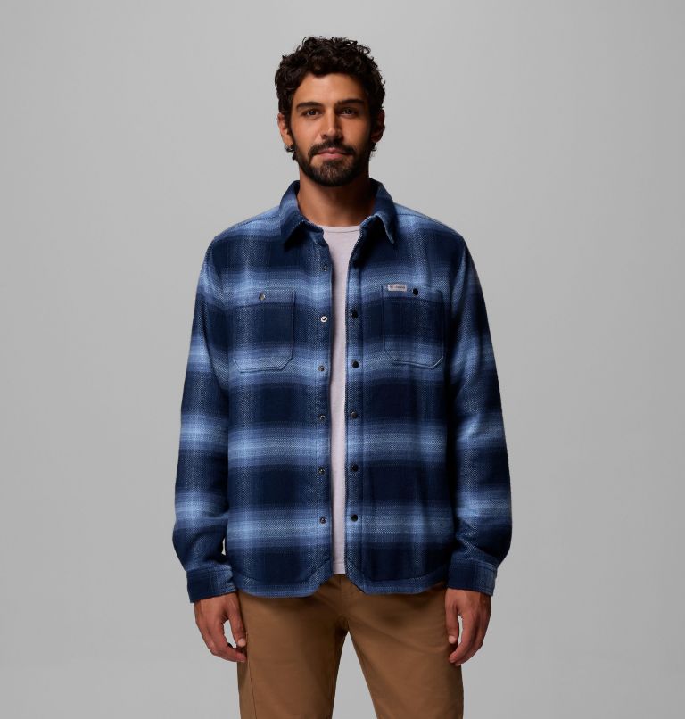 Men's Windward II Shirt Jacket, Color: Collegiate Navy Blurred Ombre, image 1