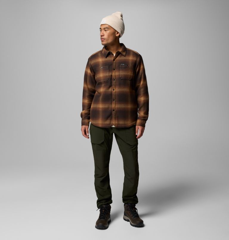 Men's Windward II Shirt Jacket - Tall, Color: Tobacco Blurred Ombre, image 8