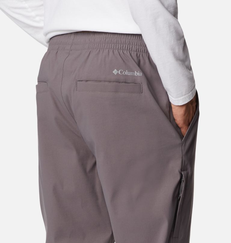 Men's Black Mesa Tapered Trousers, Color: City Grey, image 5