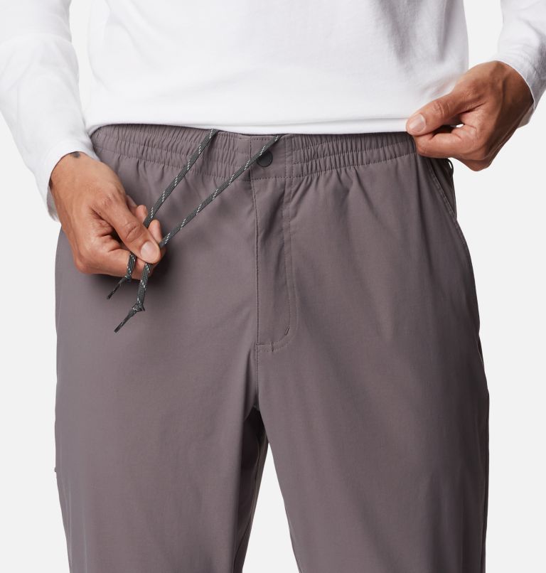 Men's Black Mesa Tapered Trousers, Color: City Grey, image 6