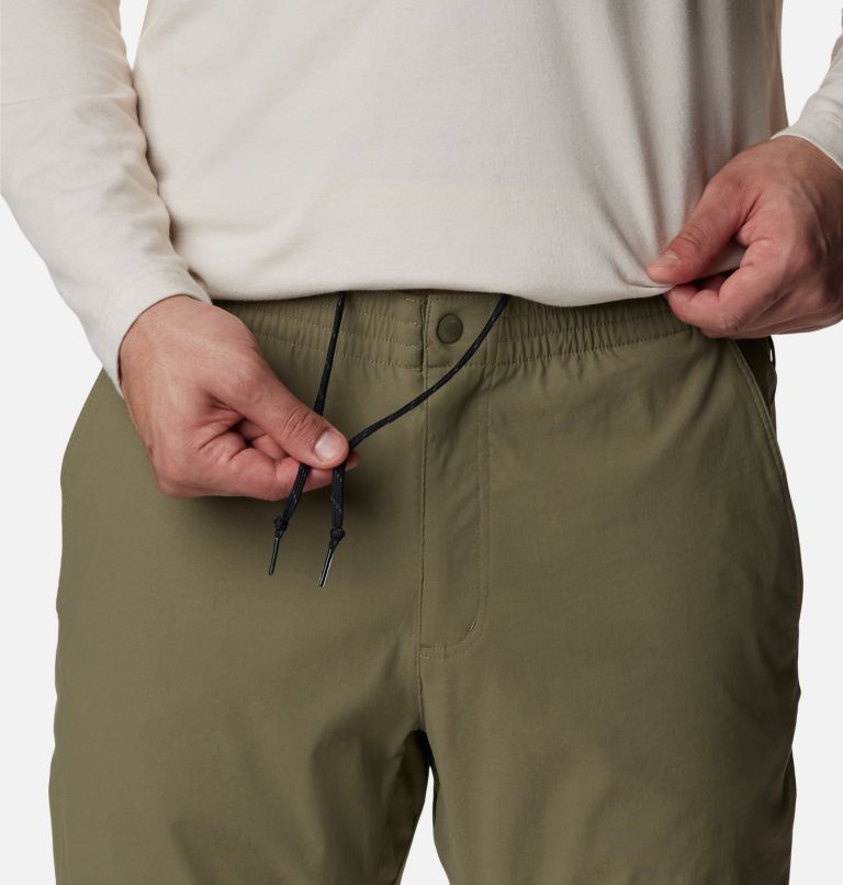 Men's Black Mesa Tapered Trousers, Color: Stone Green, image 4