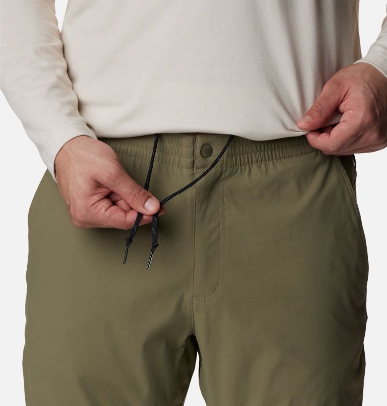 Thumbnail: Men's Black Mesa Tapered Trousers, Color: Stone Green, image 4