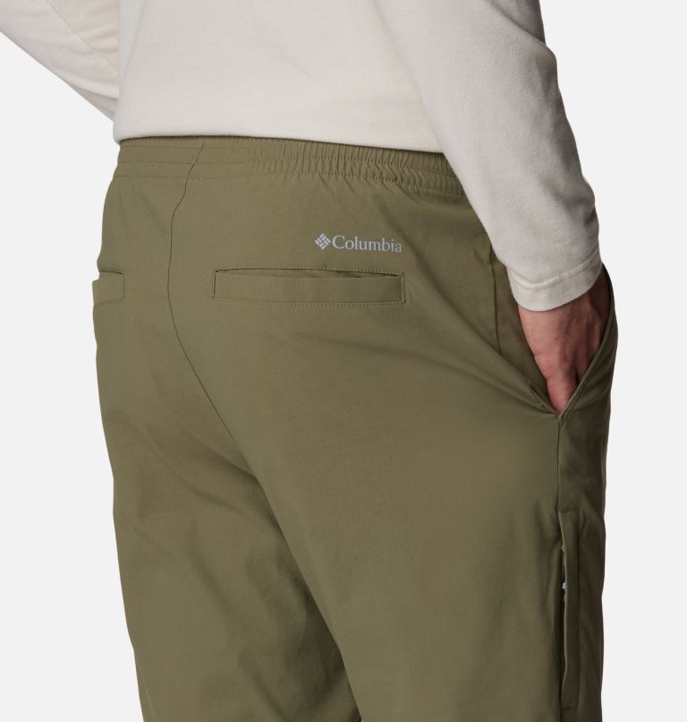 Men's Black Mesa Tapered Trousers, Color: Stone Green, image 5