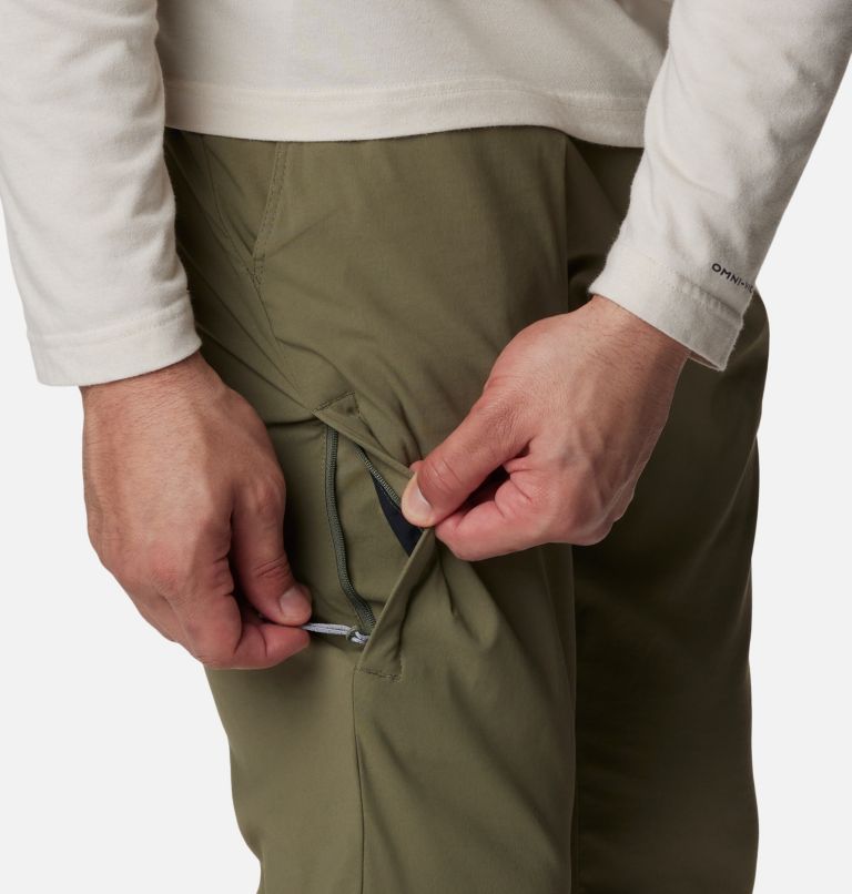 Men's Black Mesa Tapered Trousers, Color: Stone Green, image 6