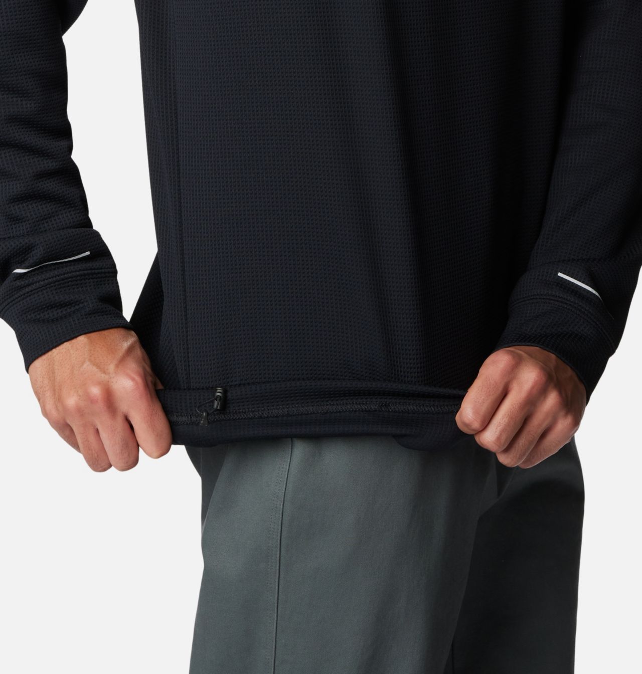 Men's Black Mesa™ Waffle Knit Hoodie 6