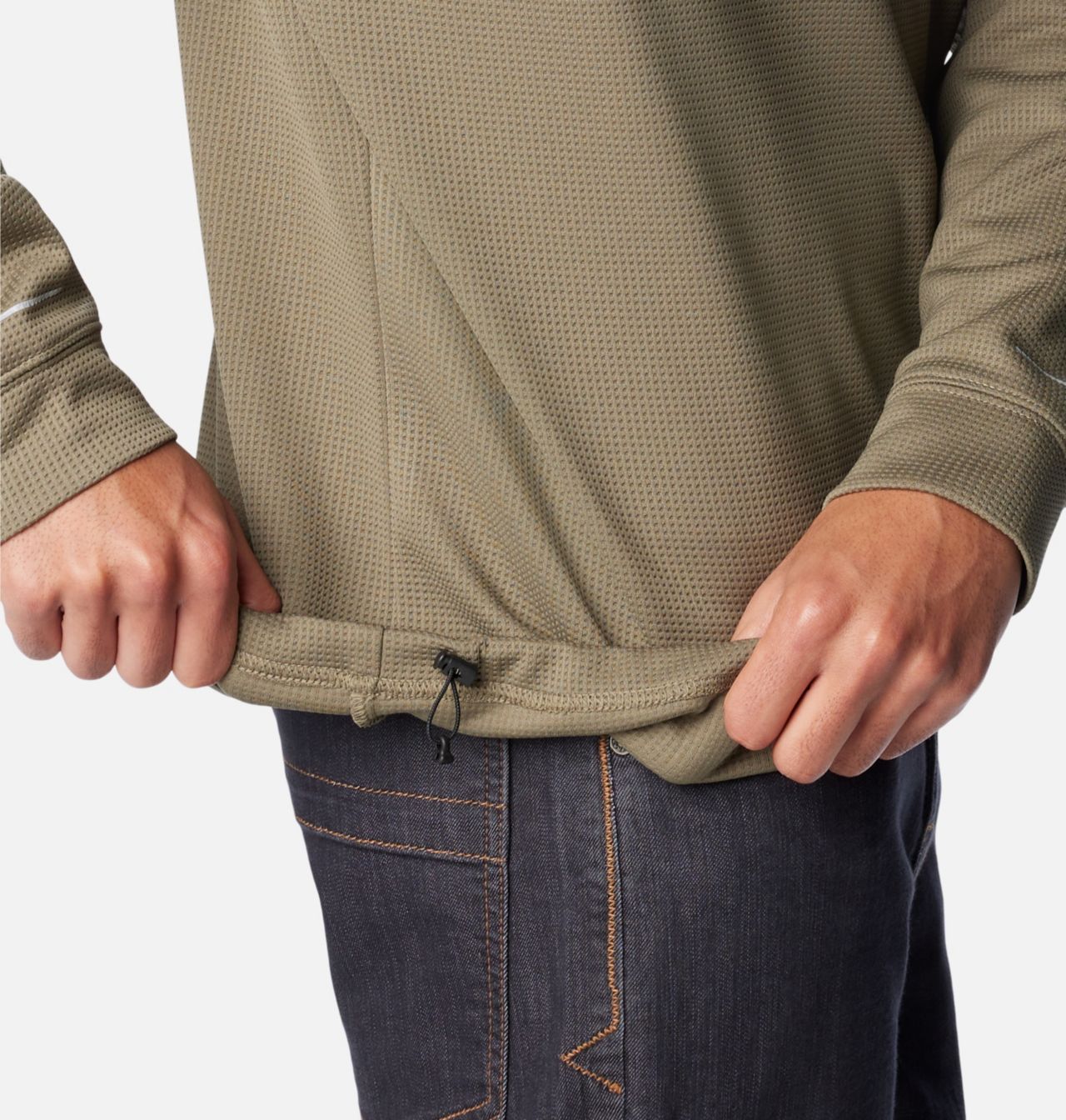 Men's Black Mesa™ Waffle Knit Hoodie 6