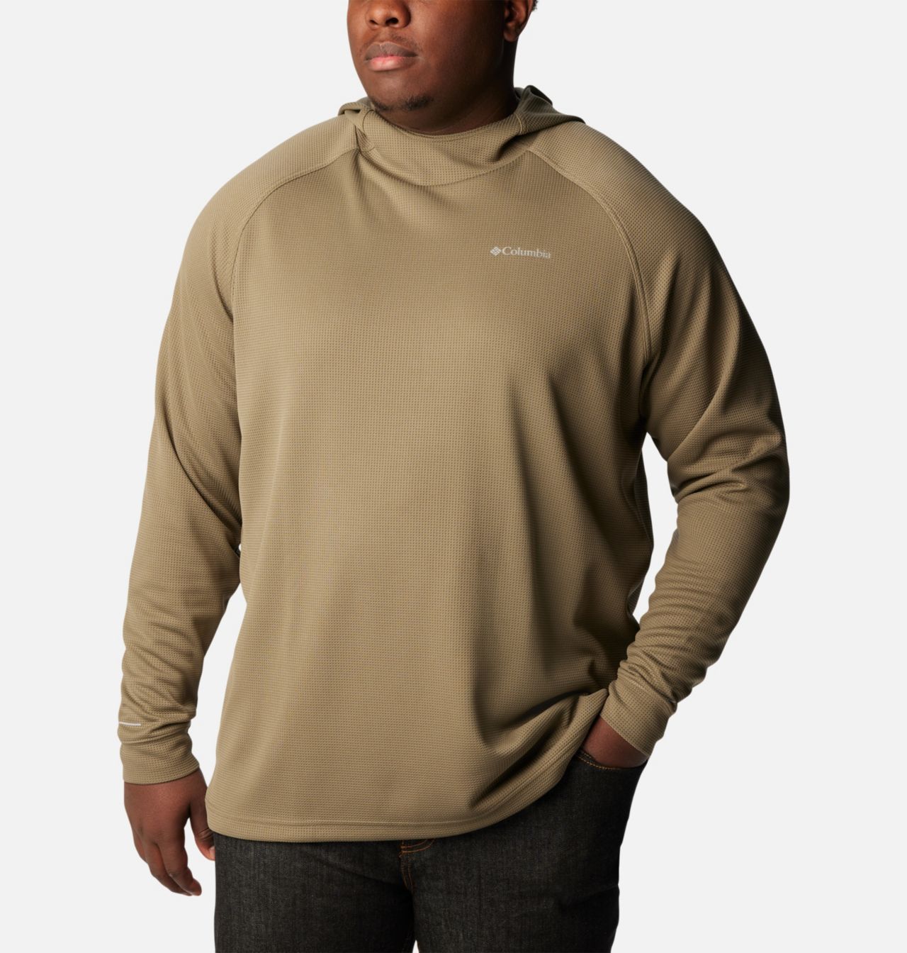 Men's Black Mesa™ Waffle Knit Hoodie - Big 1
