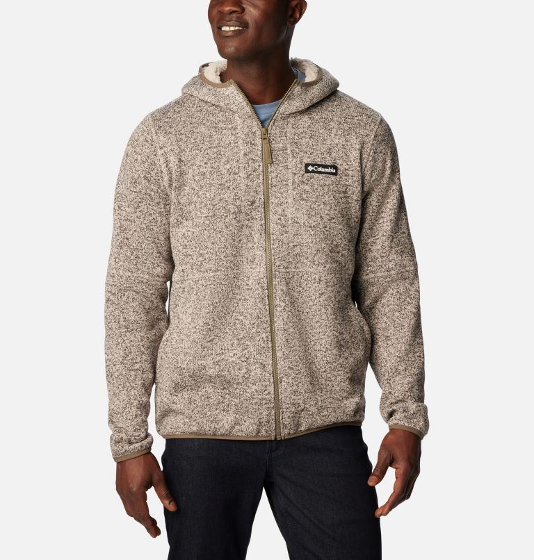 Men s Sweater Weather Hooded Fleece Jacket