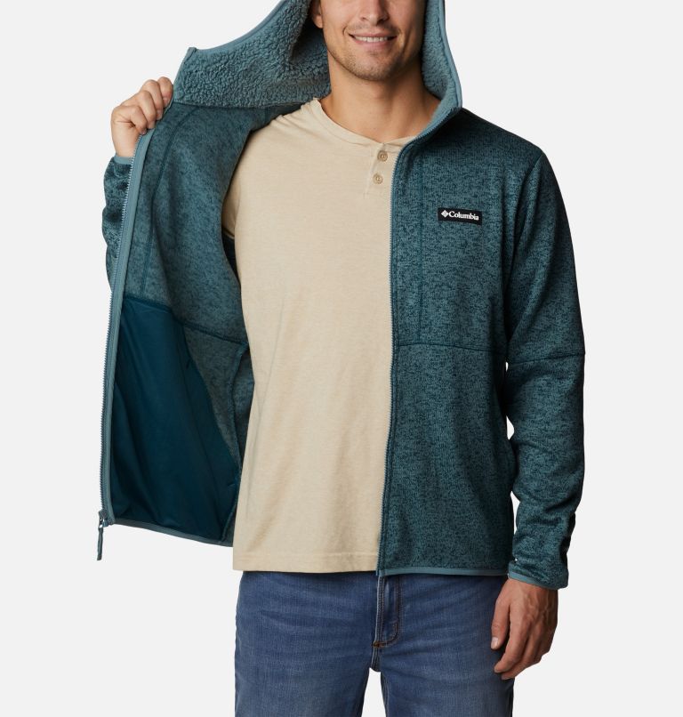 Sweater Weather Full Zip Hoodie | 414 | L, Color: Night Wave, image 5