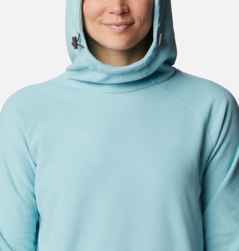 Chandail à capuchon Back Beauty pour femmes, Color: Aqua Haze, image 4