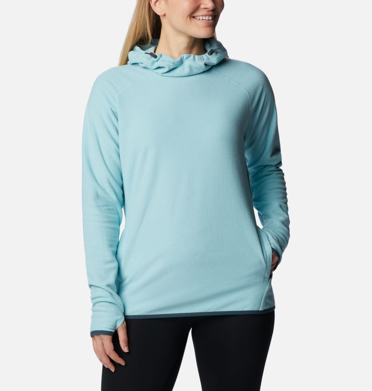 Chandail à capuchon Back Beauty pour femmes, Color: Aqua Haze, image 1