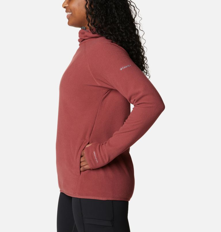 Thumbnail: Women's Back Beauty Pullover Hoodie, Color: Beetroot, image 3