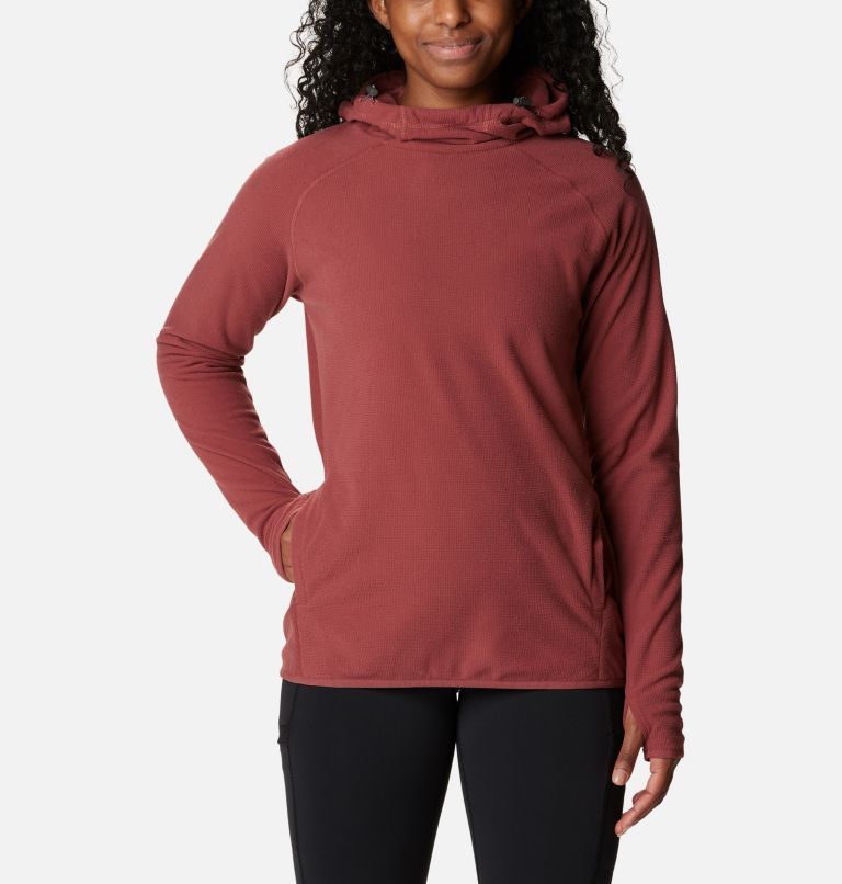 Women's Back Beauty Pullover Hoodie, Color: Beetroot, image 1