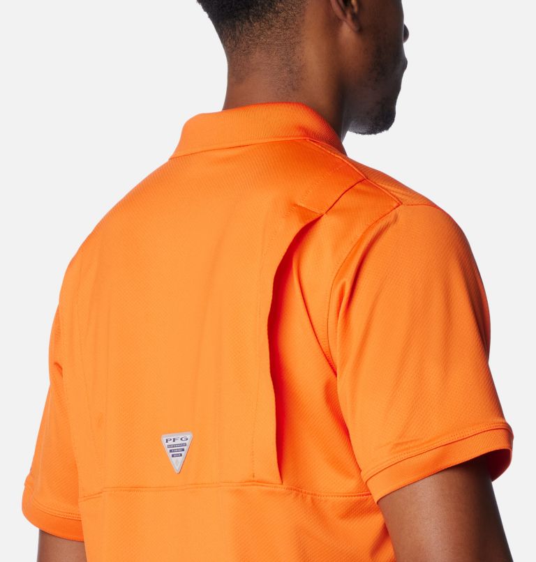 Men's Collegiate PFG Tamiami Polo - Auburn, Color: AUB - Spark Orange, image 5