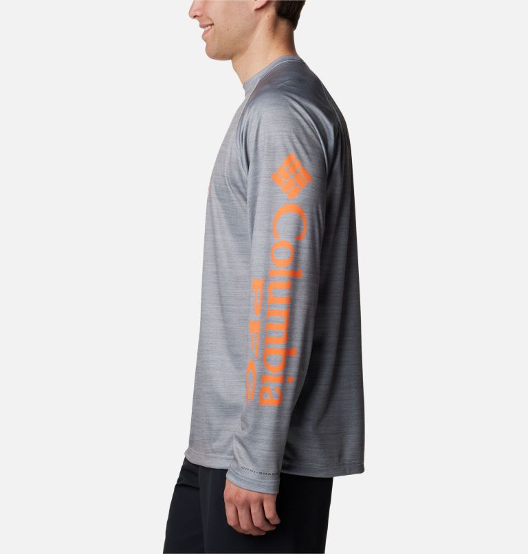 CLG Terminal Tackle Heather LS Shirt | 020 | XXL, Color: CLE - Columbia Grey Heather, image 3