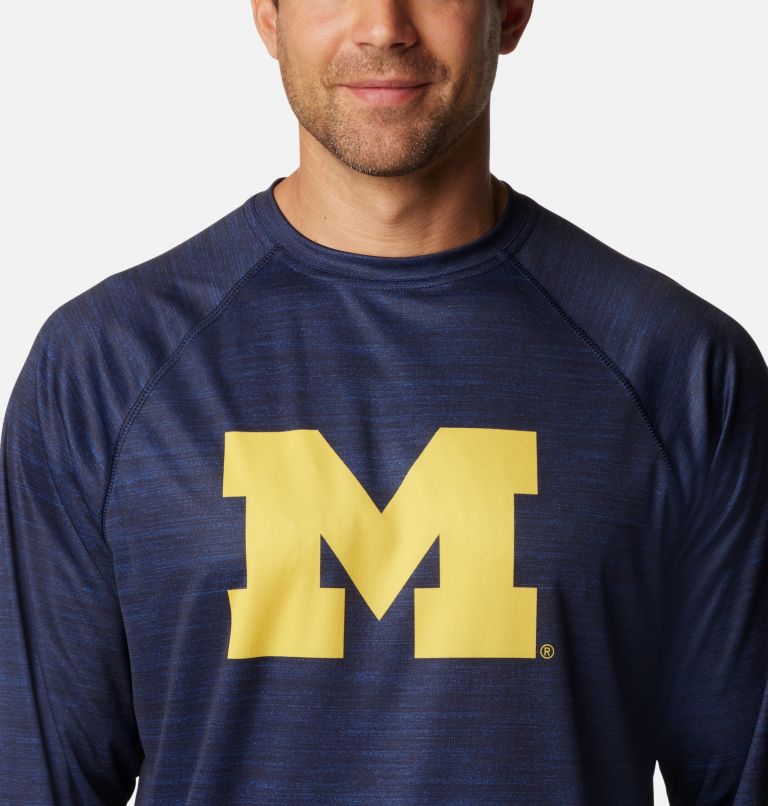 CLG Terminal Tackle Heather LS Shirt | 425 | S, Color: UM - Collegiate Navy Heather, image 4