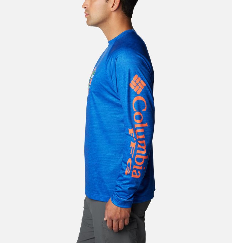 CLG Terminal Tackle Heather LS Shirt | 438 | M, Color: FLA - Azul Heather, image 3