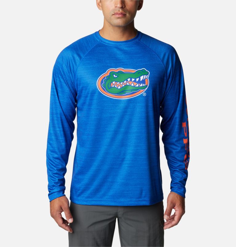 CLG Terminal Tackle Heather LS Shirt | 438 | M, Color: FLA - Azul Heather, image 1