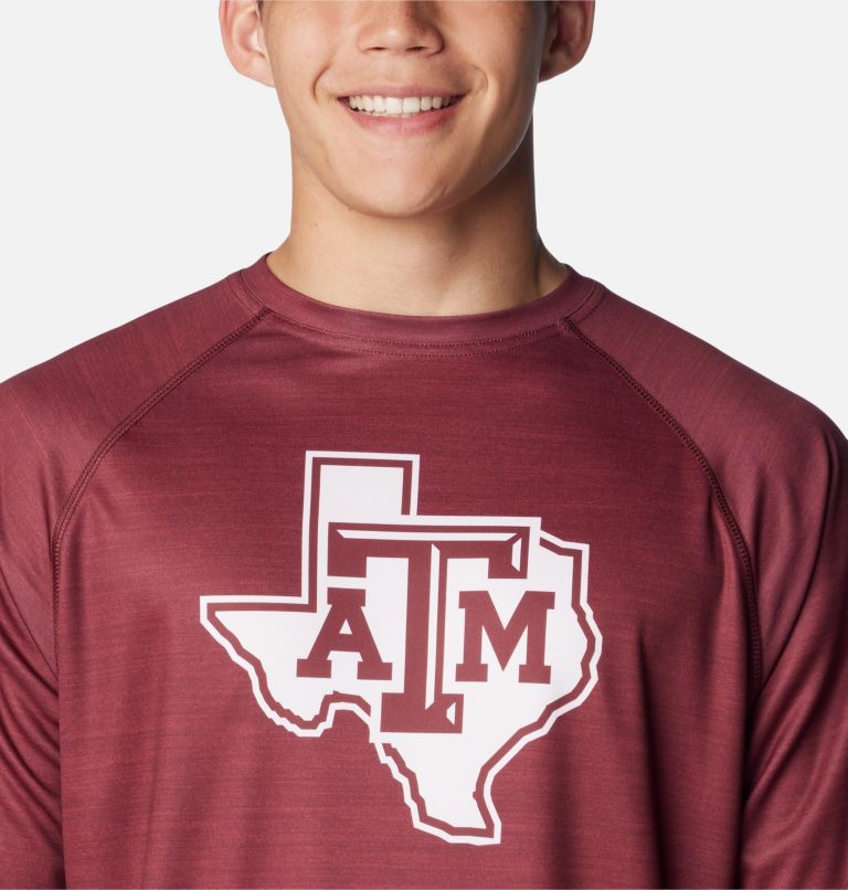 CLG Terminal Tackle Heather LS Shirt | 627 | XL, Color: TAM - Deep Maroon Heather, image 4