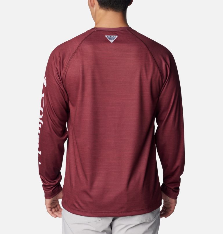 CLG Terminal Tackle Heather LS Shirt | 627 | XL, Color: TAM - Deep Maroon Heather, image 2
