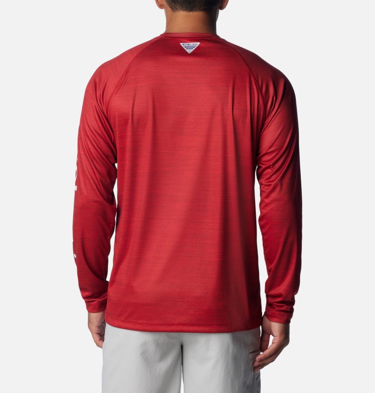 CLG Terminal Tackle Heather LS Shirt | 678 | XXL, Color: ALA - Red Velvet Heather, image 2