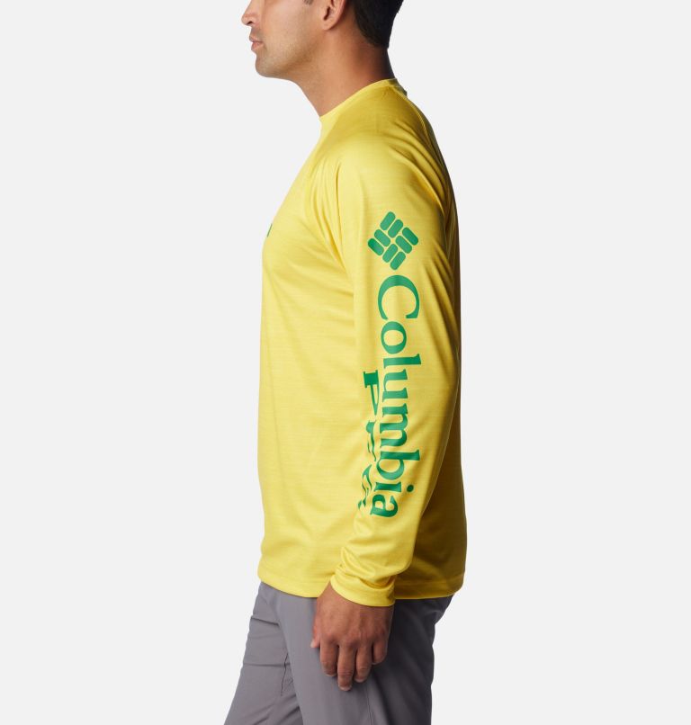 CLG Terminal Tackle Heather LS Shirt | 710 | XXL, Color: UO - Yellow Glo Heather, image 3