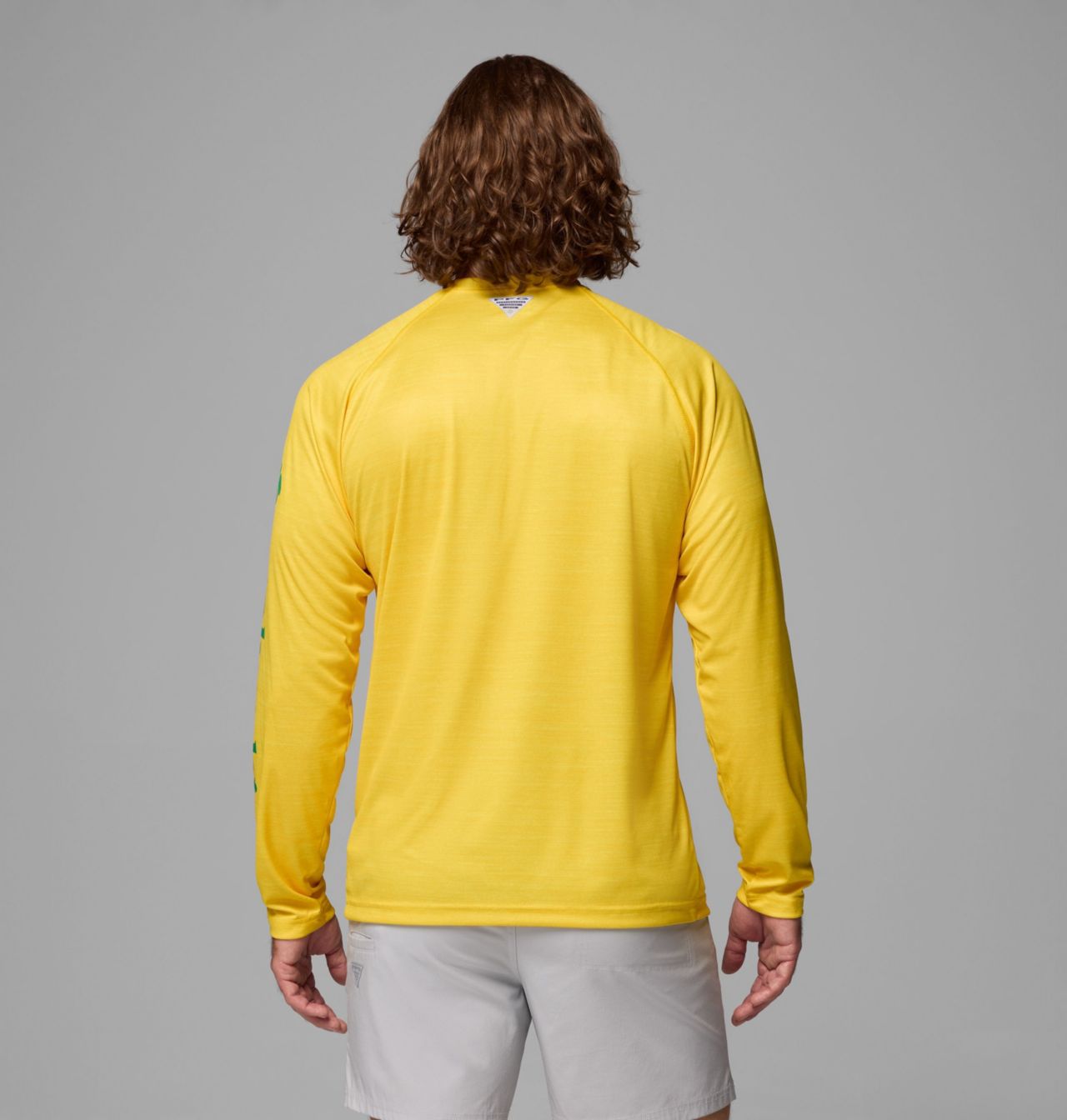 Men's Collegiate PFG Terminal Tackle™ Heather Long Sleeve Shirt - Oregon 2