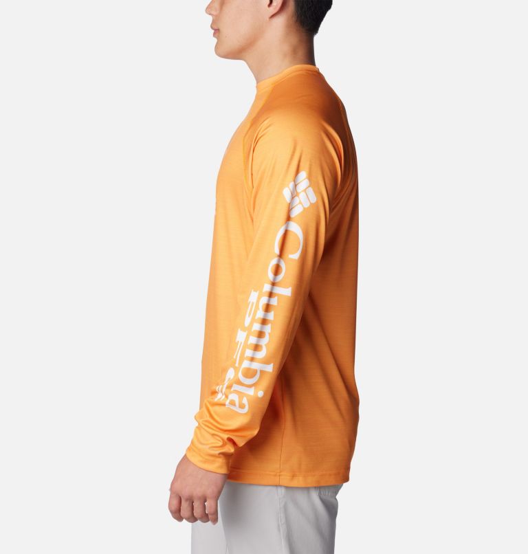 Men's Collegiate PFG Terminal Tackle Heather Long Sleeve Shirt - Tennessee, Color: UT - Solarize Heather, image 3
