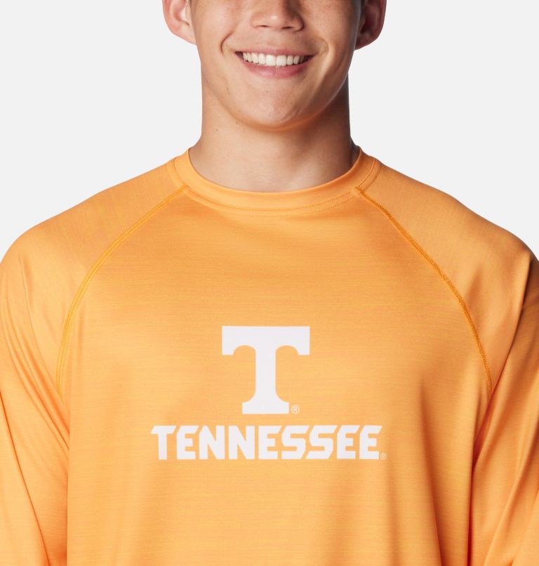 Men's Collegiate PFG Terminal Tackle Heather Long Sleeve Shirt - Tennessee, Color: UT - Solarize Heather, image 4