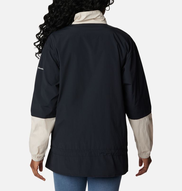 Women's Boundless Trek Anorak, Color: Black, Dark Stone, White, image 2