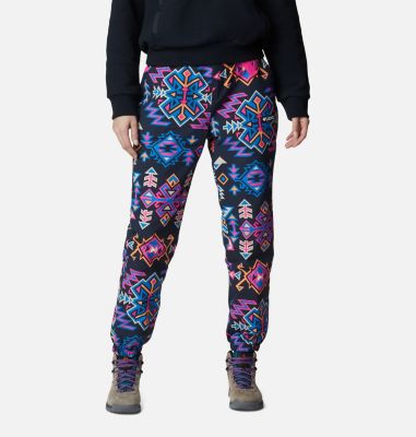 Wintertrainer Gewebe-Skihose f&uuml;r Frauen, Color: Black Woven Nature Print