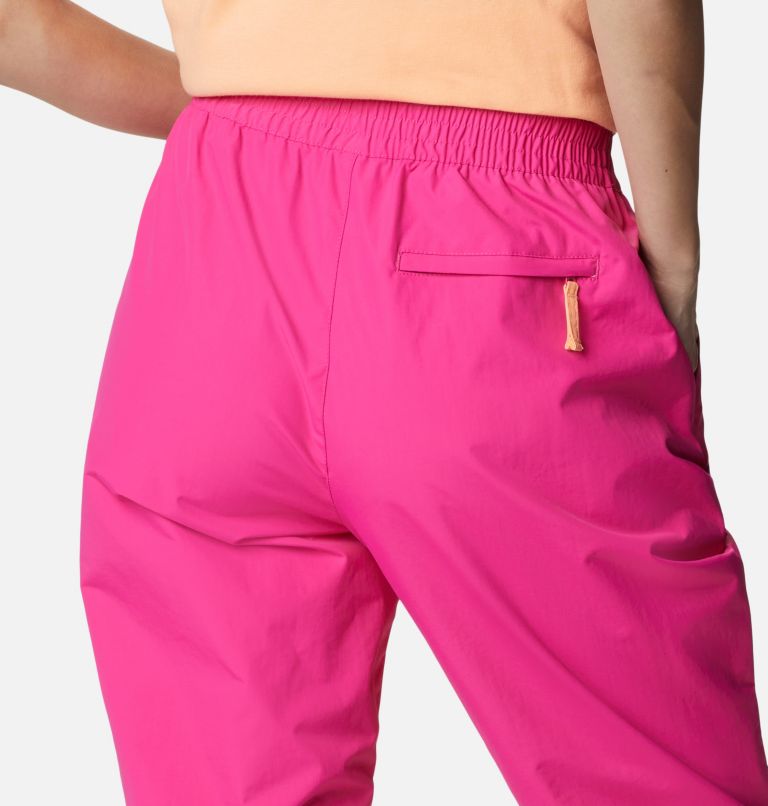 Women's Wintertrainer Woven Apres Ski Trousers, Color: Fuchsia Fizz, image 5