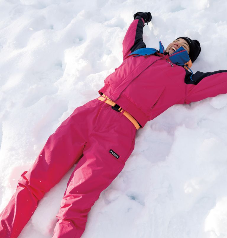 Women's Wintertrainer Woven Ski Trousers, Color: Fuchsia Fizz, image 8