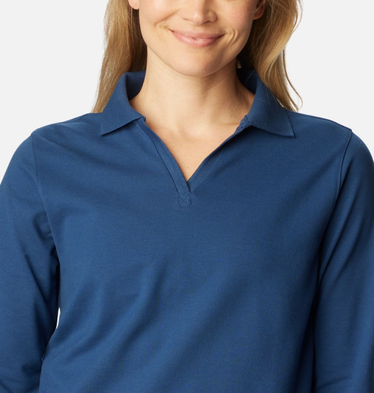 Women's PFG Reel Beauty™ Long Sleeve Polo 4