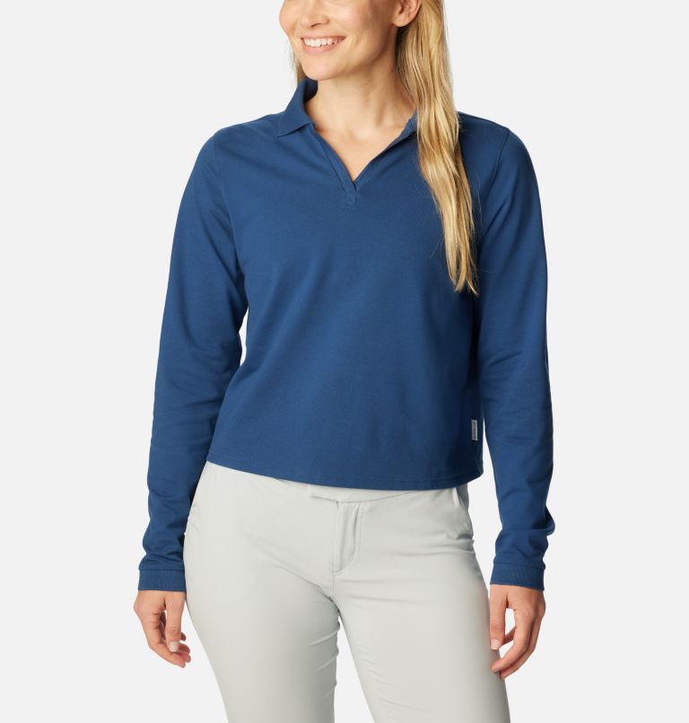 Long sleeve deals polo women