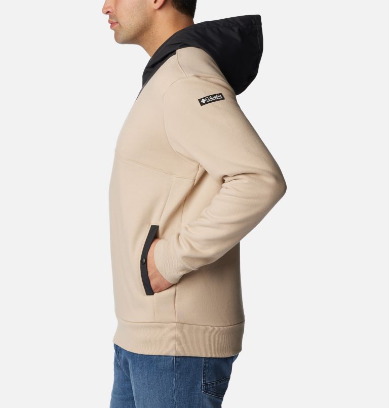 Chandail à capuchon imprimé Wintertrainer pour hommes, Color: Ancient Fossil, Black, image 3