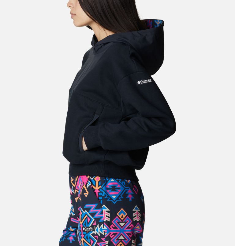Women's Wintertrainer Graphic Hoodie, Color: Black, image 3
