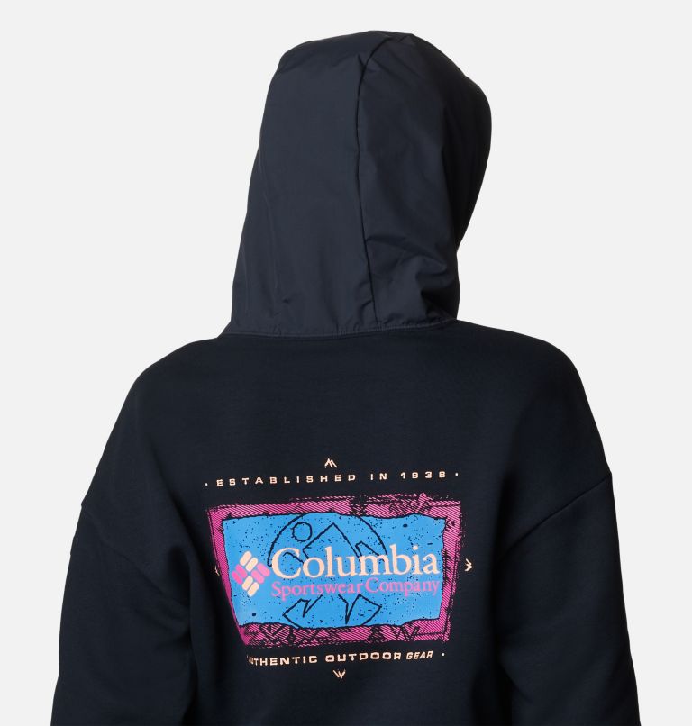 Women's Wintertrainer Graphic Hoodie, Color: Black, image 5