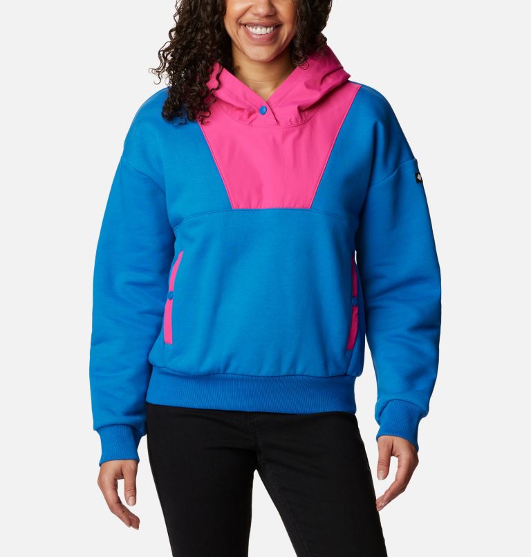 Columbia Women's Wintertrainer Graphic Hoodie - Bright Indigo - Size M