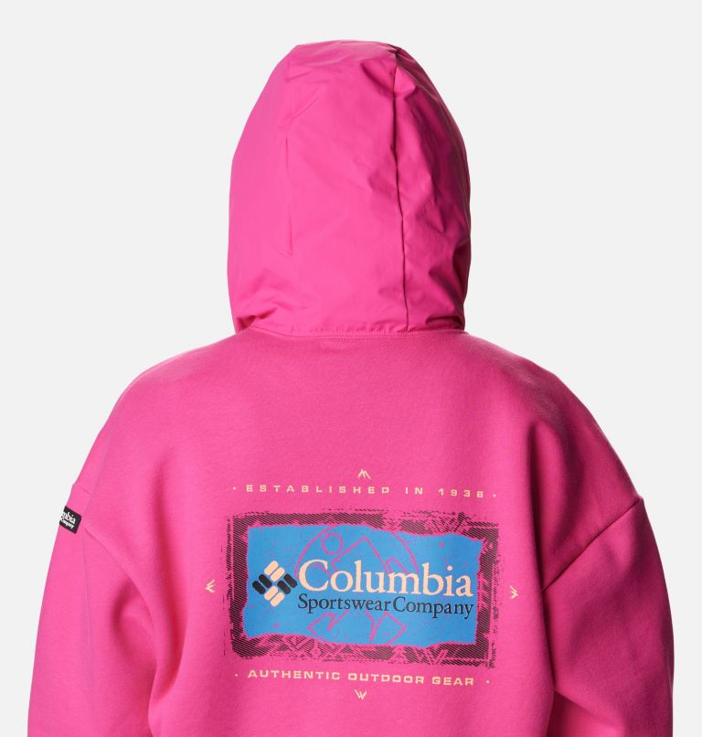 Pink sales columbia sweatshirt