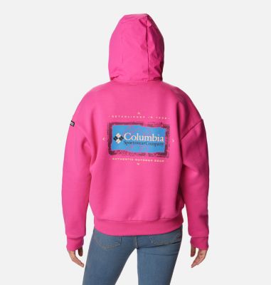 Wintertrainer Graphic Hoodie f&uuml;r Frauen, Color: Fuchsia Fizz