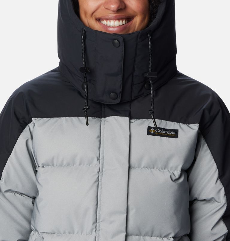 Women's Snowqualmie Jacket, Color: Silver Sheen, Black, image 4